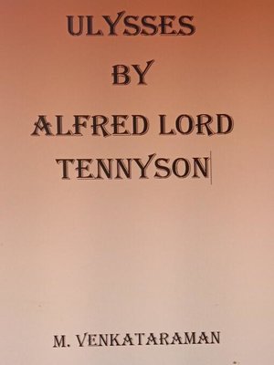 cover image of Ulysses by Alfred Lord Tennyson
